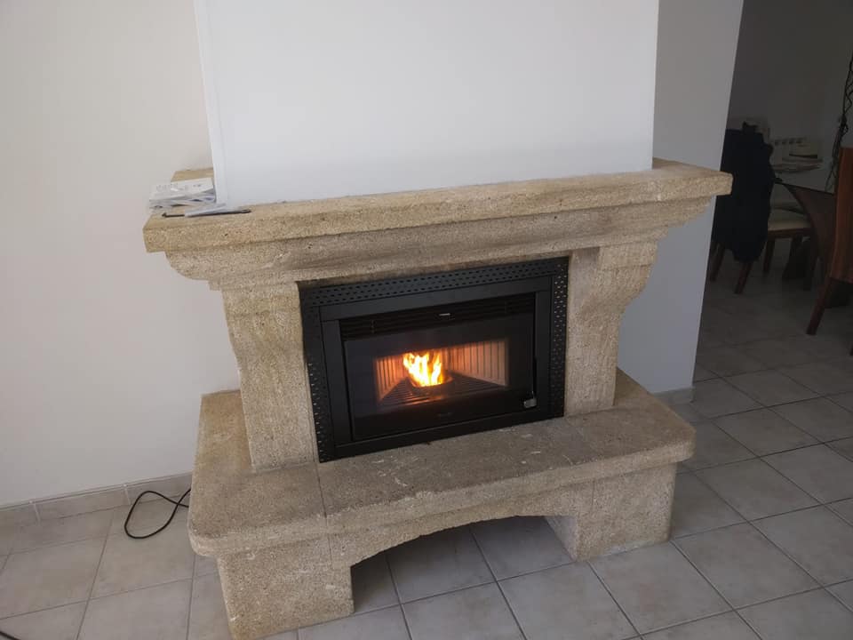 Installation d'un insert de chauffage